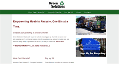 Desktop Screenshot of greensolutionsmoab.com