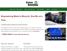 Tablet Screenshot of greensolutionsmoab.com